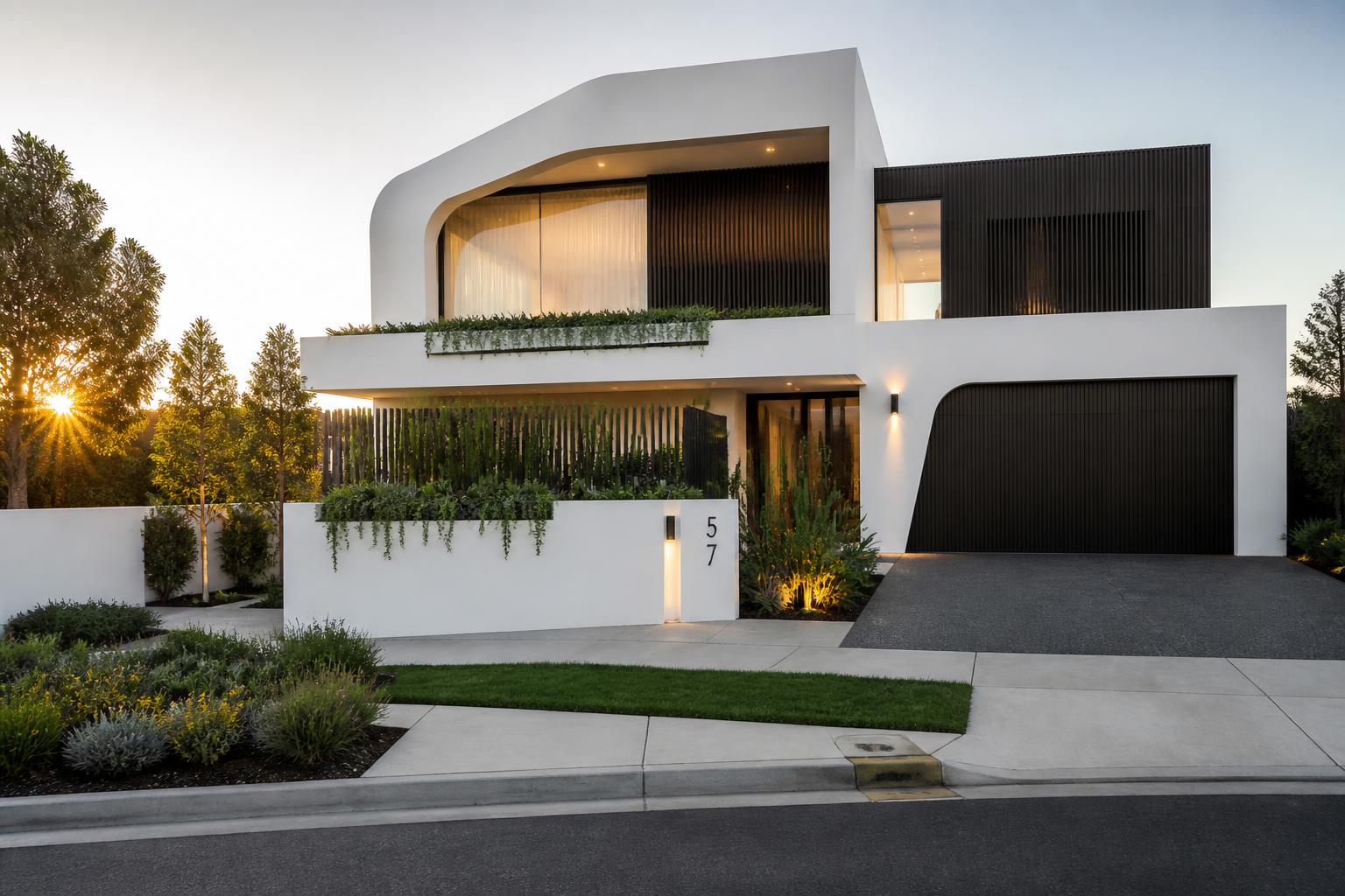 Pristine modern Chicago home after professional house washing